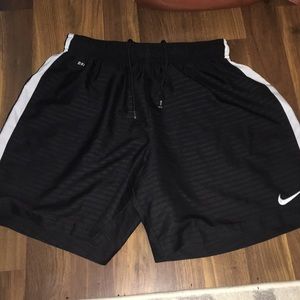 Black, Nike, Dri-fit, athletic shorts